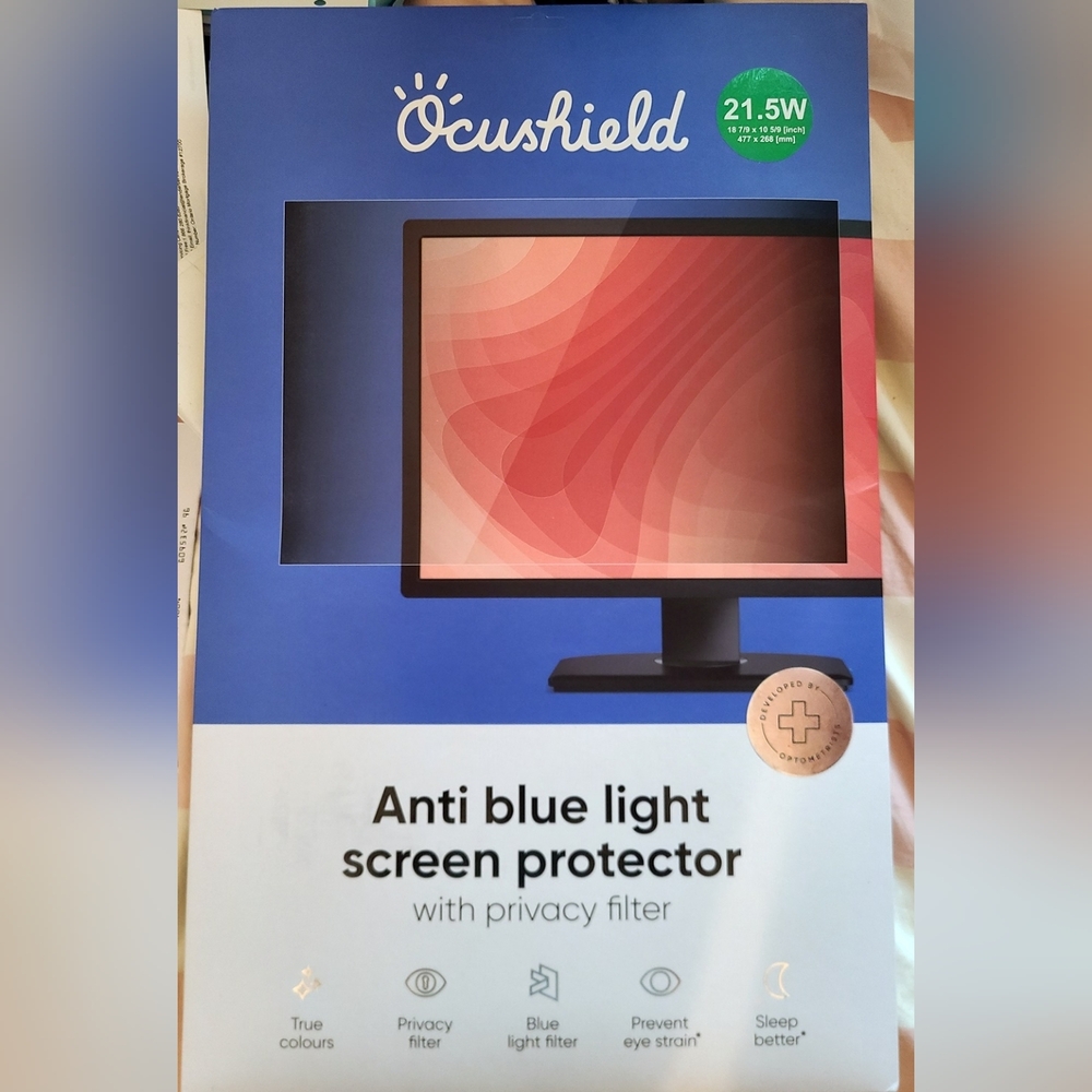 Ocushield 21.5” Apple MacBook Laptop Premium Anti Blue Light Screen Protector